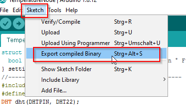 How to get the binary-file